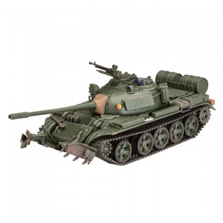 Сборные модели Revell Сборная модель советского танка T-55A/AM с минным тралом KMT-6/EMT-5 1:72
