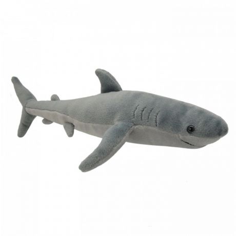 Мягкие игрушки All About Nature Большая белая акула 25 см
