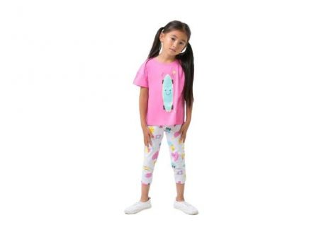 Комплекты детской одежды Crockid Комплект для девочек туника и лосины К 2748