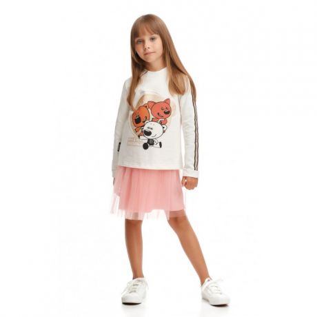 Комплекты детской одежды Lucky Child Комплект для девочки (платье, толстовка) Ми-Ми-Мишки