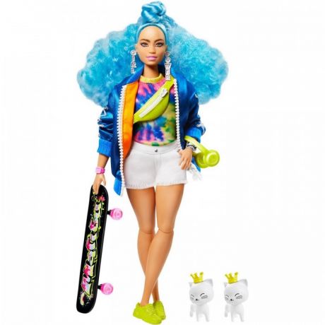 Куклы и одежда для кукол Barbie Кукла Экстра с голубыми волосами