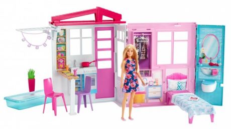 Кукольные домики и мебель Barbie Дом с мебелью и аксессуарами