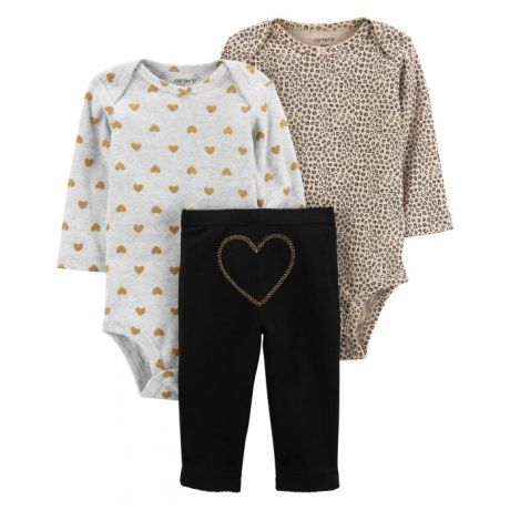 Комплекты детской одежды Carter's Комплект для девочки (полукомбинезоны, брюки) 1J959810