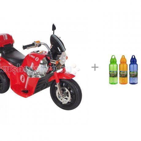 Электромобили Aim Best Мотоцикл MD-1188 и гигантские мыльные пузыри 1 Toy Мы-шарики