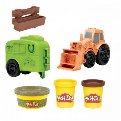 Масса для лепки Play-Doh Набор для лепки Фермерский трактор