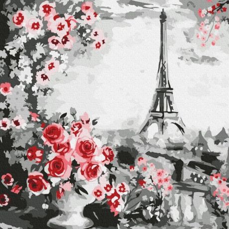 Картины по номерам Molly Картина по номерам Париж 30х30 см