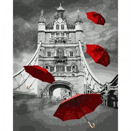Картины по номерам Molly Картина по номерам Дождь в Лондоне 40х50 см