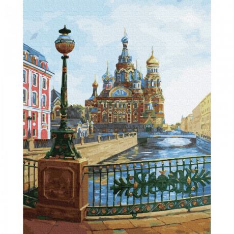 Картины по номерам Molly Картина по номерам Санкт-Петербург Спас на крови 40х50 см