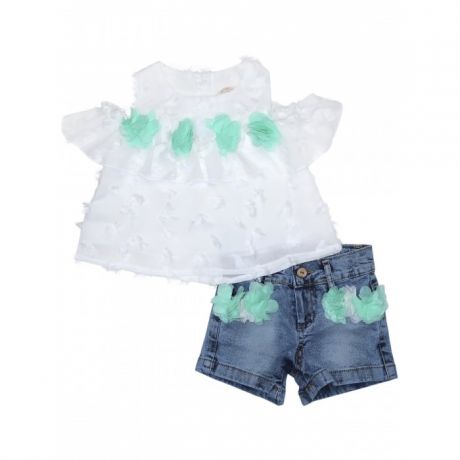 Комплекты детской одежды Baby Rose Комплект для девочки туника, шорты 3388