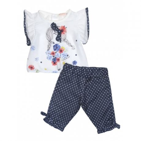 Комплекты детской одежды Baby Rose Комплект для девочки футболка и бриджи 3330
