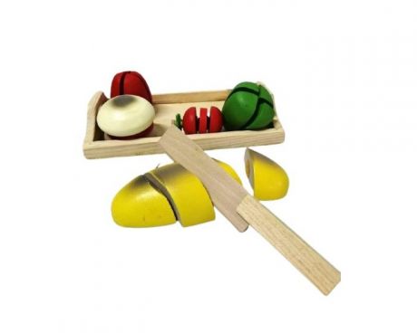 Деревянные игрушки Умный ежик Игровой набор Готовим завтрак