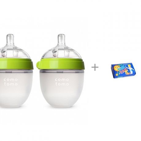 Бутылочки Comotomo Natural Feel Baby Bottle 0-3 мес. 150 мл 2 шт. и мыло Тик-так 150 г Свобода