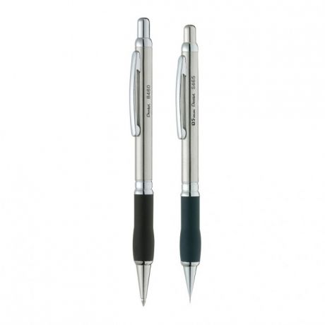 Канцелярия Pentel Набор Sterling: шариковая ручка 0.8 мм и автоматический карандаш 0.5 мм в бархатном футляре