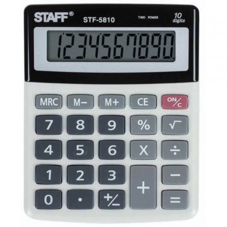 Канцелярия Staff Калькулятор настольный компактный STF-5810 10 разрядов