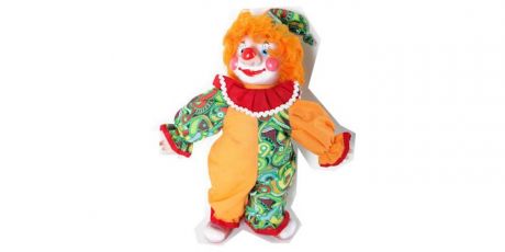 Мягкие игрушки Русский стиль Игрушка Клоун Клепа 45 см
