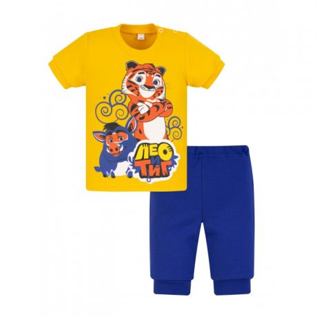 Комплекты детской одежды Утёнок Комплект для мальчика Тиг и Куба (футболка и брюки) ЛТ759п