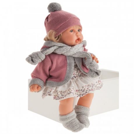 Куклы и одежда для кукол Munecas Antonio Juan Кукла Солидад в розовом озвученная 27 см