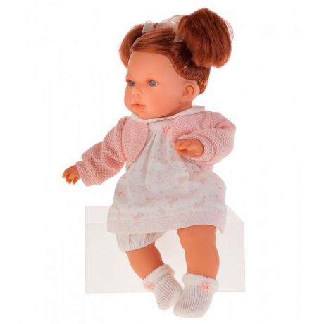 Куклы и одежда для кукол Munecas Antonio Juan Кукла Тереза в розовом озвученная 37 см