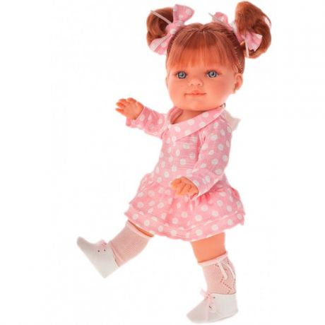 Куклы и одежда для кукол Munecas Antonio Juan Кукла Констация в платьице в горошек 38 см