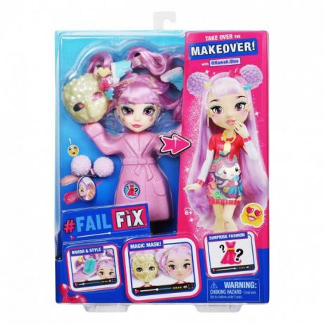 Куклы и одежда для кукол FailFix Игровой набор Кукла 2в1 Кавай Кьюти с аксессуарами