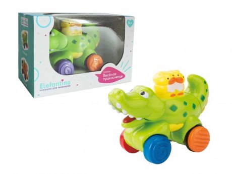 Развивающие игрушки Elefantino Каталка Крокодильчик