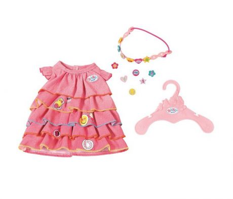 Куклы и одежда для кукол Zapf Creation Baby born Платье и ободок-украшение