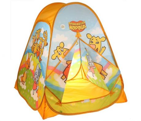 Палатки-домики Играем вместе Палатка детская игровая Оранжевая корова
