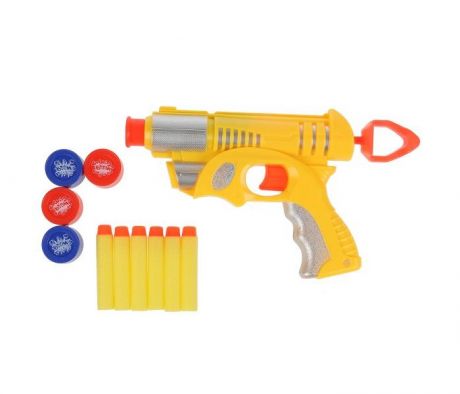 Игрушечное оружие Играем вместе Игровой набор Бластер-тир с мягкими пулями