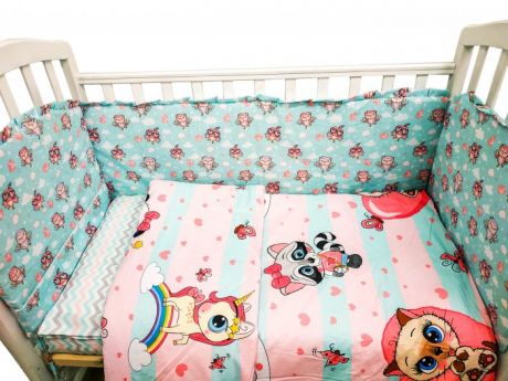 Комплекты в кроватку Сонная сказка Малыши Совушки (6 предметов)