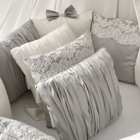 Бортики в кроватку Krisfi Angel Dream для прямоугольной кроватки
