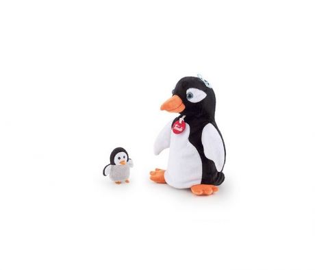 Ролевые игры Trudi Мягкая игрушка на руку Пингвин с пингвиненком 17х25х13 см