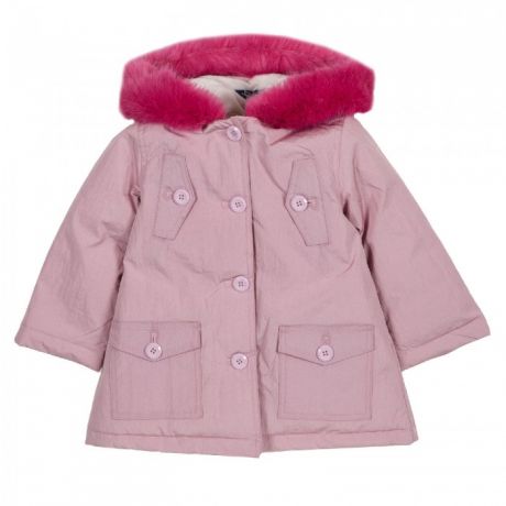 Верхняя одежда Chicco Куртка для девочек с розовым мехом