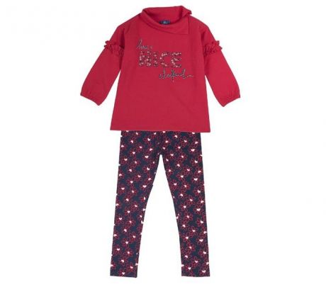 Комплекты детской одежды Chicco Комплект для девочек свитшот и леггинсы 09076358