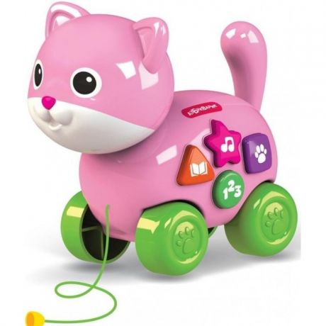 Каталки-игрушки Азбукварик веселая Котик