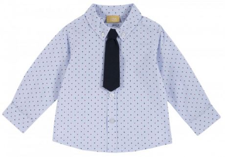 Рубашки Chicco Рубашка для мальчика в горошек с галстуком
