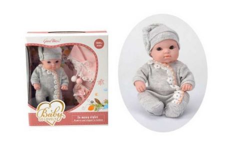 Куклы и одежда для кукол Junfa Пупс Baby So Lovely 20см с аксессуарами