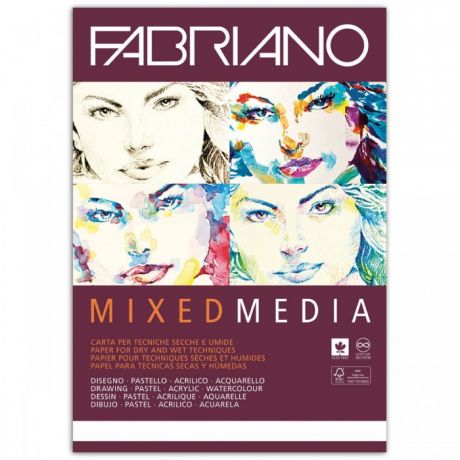 Принадлежности для рисования Fabriano Mixed Media Альбом для рисования А4 210х297 мм 40 листов