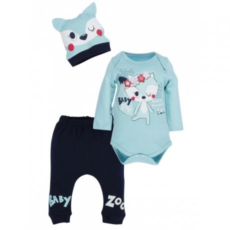Комплекты детской одежды Mini World Комплект для девочки (боди, брюки, шапка)