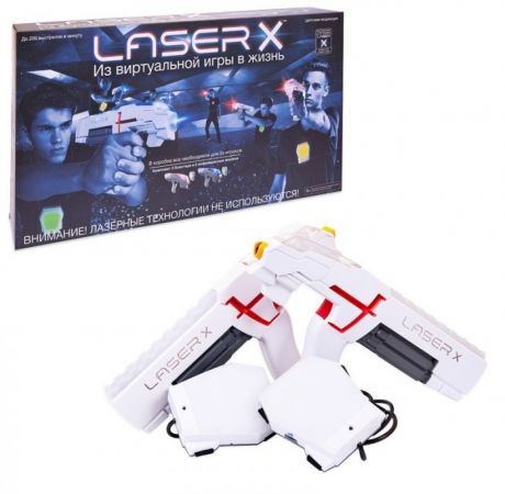 Игрушечное оружие LaserX Набор игровой (2 бластера, 2 мишени)