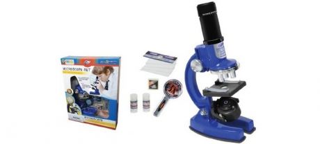 Наборы для опытов и экспериментов Eastcolight Набор для опытов с микроскопом (33 предмета)