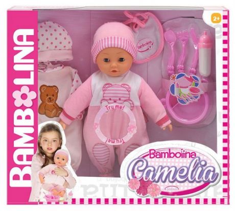 Куклы и одежда для кукол Dimian Кукла-пупс интерактивная Camelia 40 см