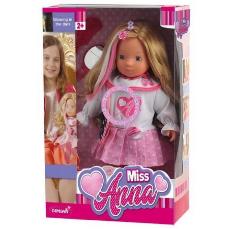Куклы и одежда для кукол Dimian Кукла интерактивная Мисс Анна 40 см