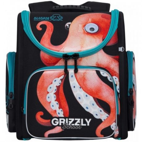 Школьные рюкзаки Grizzly Рюкзак школьный Осьминог