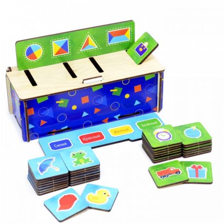 Деревянные игрушки Paremo Игровой набор Сортер Цвета