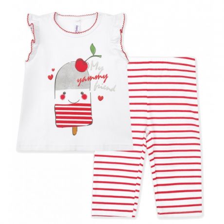 Комплекты детской одежды Playtoday Комплект для девочек (футболка, легинсы) 220321006