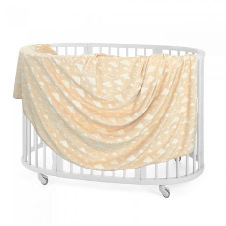 Пледы Baby Nice (ОТК) Micro Flannel 3D Облака 100 х 140