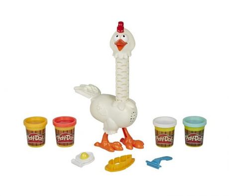 Пластилин Play-Doh Hasbro Набор для лепки Курочка - чудо в перьях