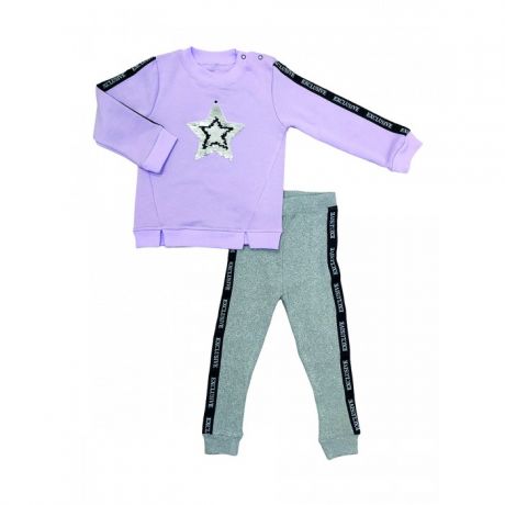 Комплекты детской одежды Veddi Комплект для девочки туника и лосины Панда