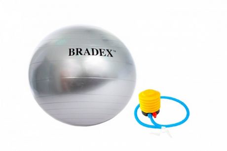 Мячи Bradex Мяч для фитнеса антивзрыв 75 см с насосом