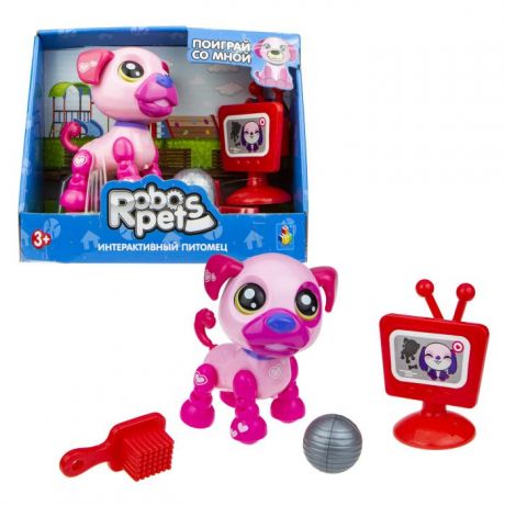Интерактивные игрушки 1 Toy Robo Pets Озорной щенок Т16937